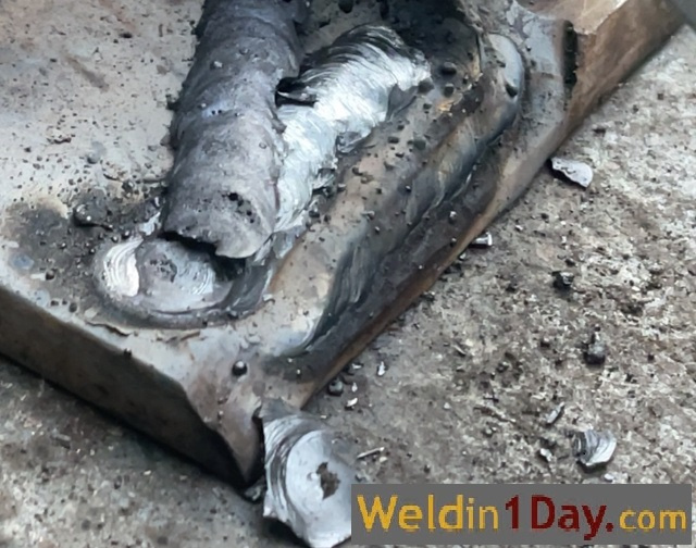 Weld in one day welding results. Welder training courses